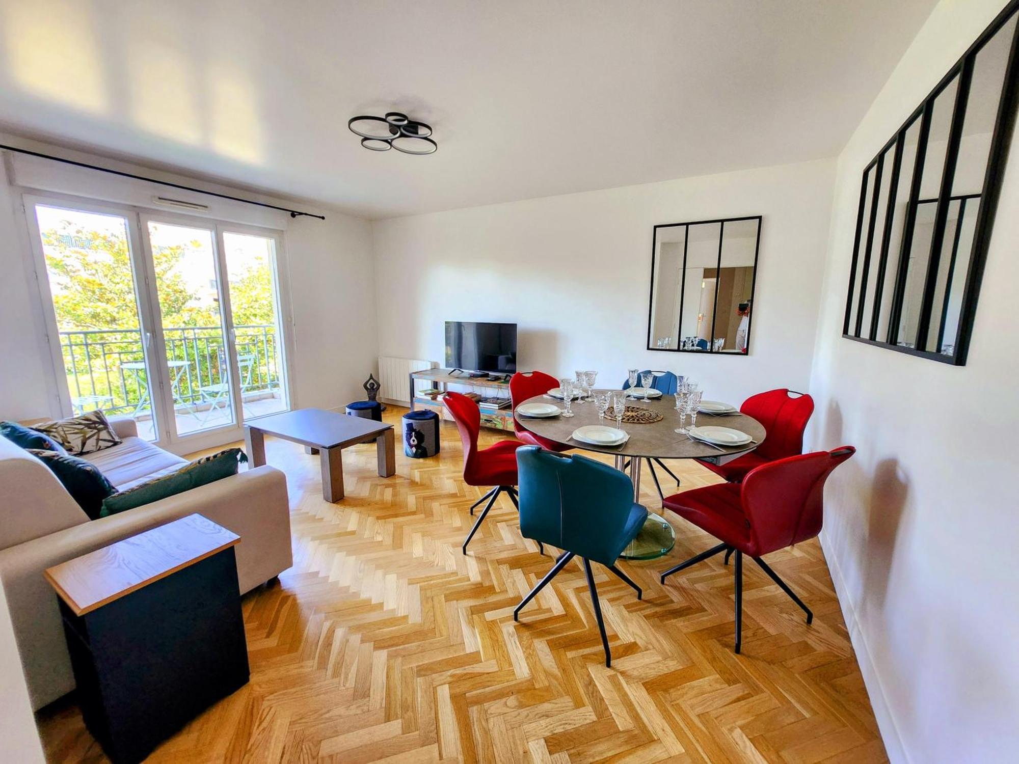 5' Disneyland Cozy Appartment Montevrain Bagian luar foto