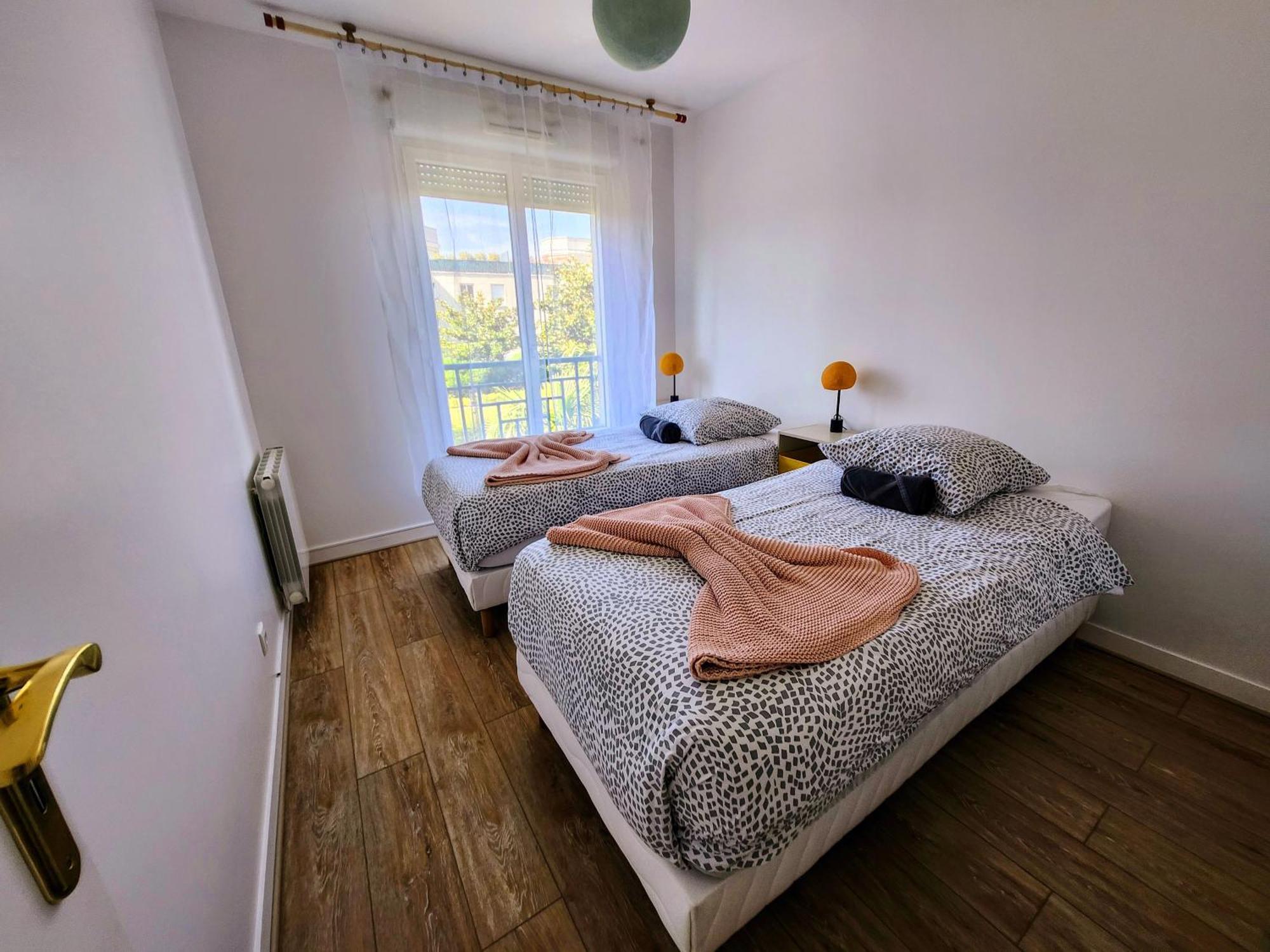 5' Disneyland Cozy Appartment Montevrain Bagian luar foto