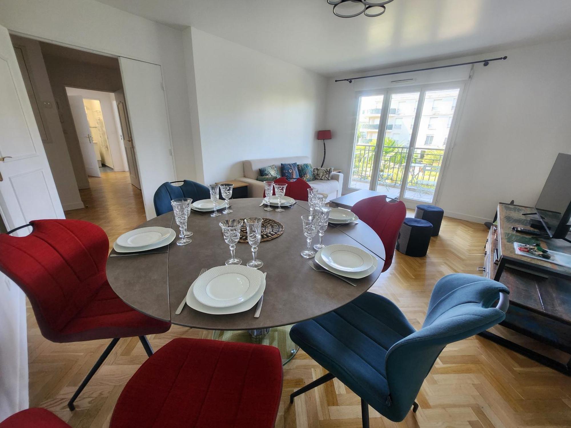 5' Disneyland Cozy Appartment Montevrain Bagian luar foto